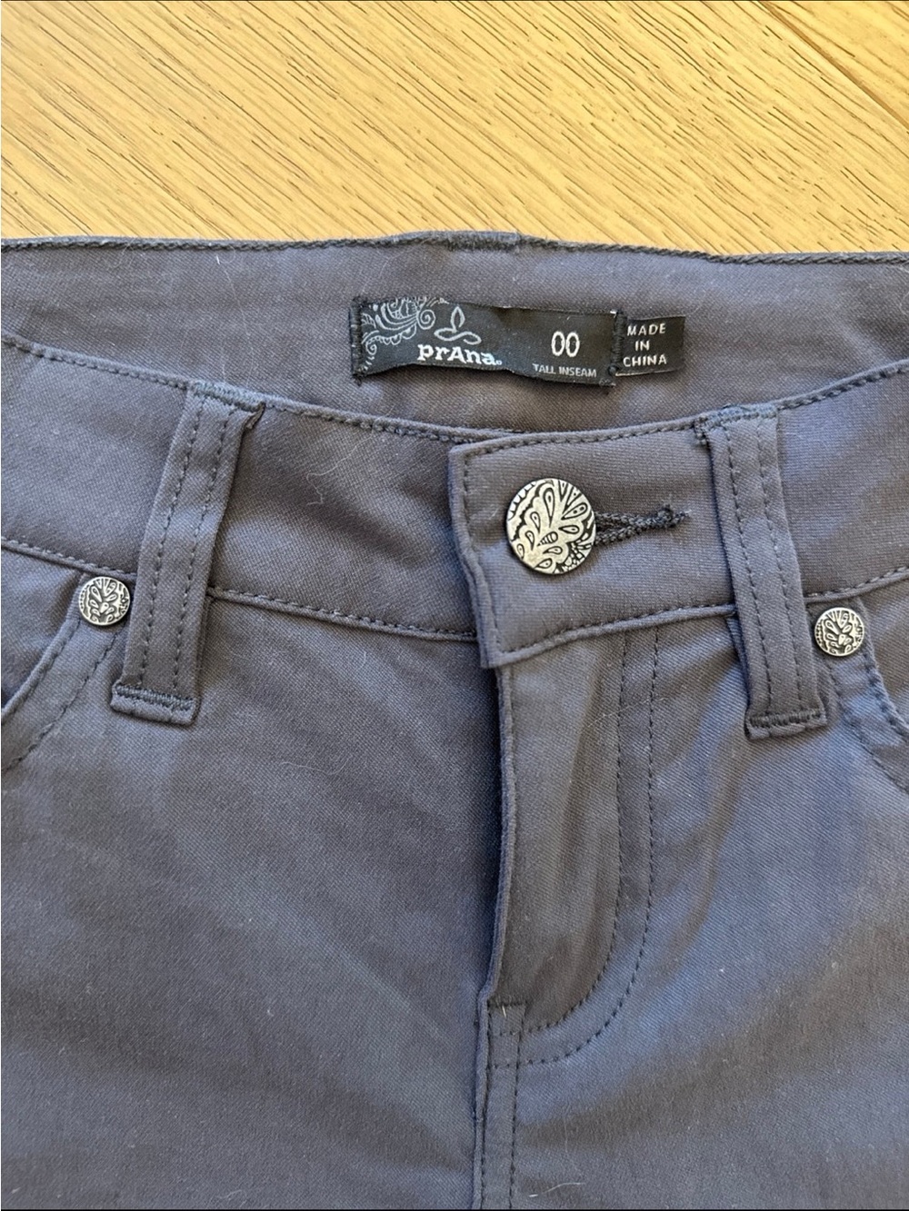 Prana Women's Charcoal High-Rise Slim Jeans